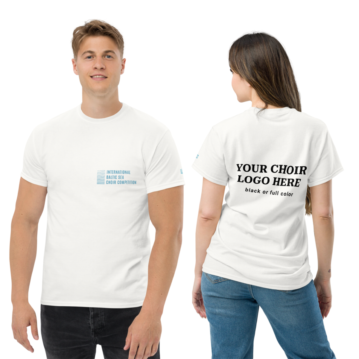 IBSCC Participant & Choir Unisex white classic tee