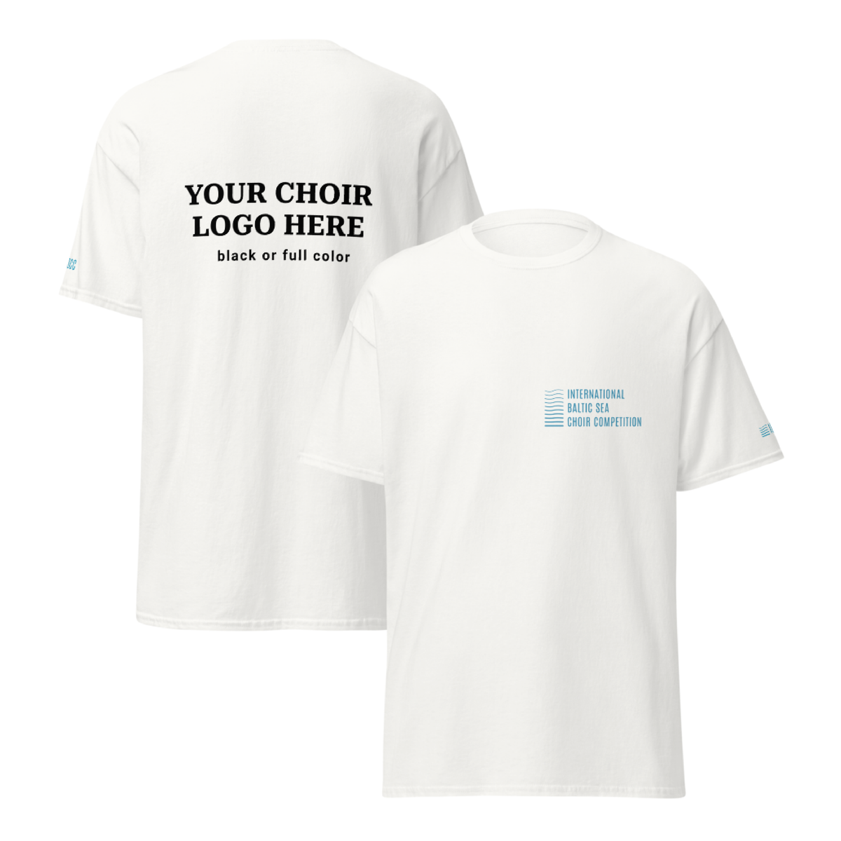 IBSCC Participant & Choir Unisex white classic tee